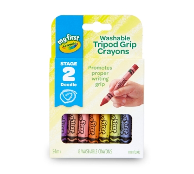 Picture of Washable Tripod Grip Crayons, Stage 2