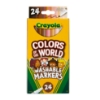 Picture of Colors of The World Washable Markers Fine Line 24 Colors