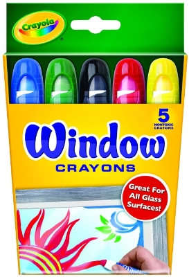 Picture of Window Crayons 5 Colors