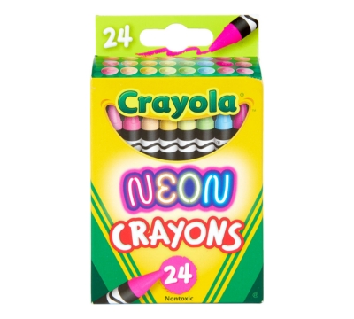 Picture of Neon Crayons 24 Colors
