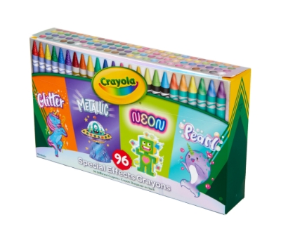 Picture of Special Effects Crayons "Neon, Metallic, Pearl & Glitter" 96 Colors