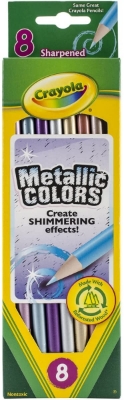 Picture of Metallic Colored Pencils 8 Colors