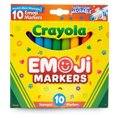 Picture of Ultra-Clean Washable Emoji Markers 10 Colors