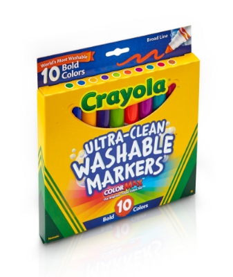 Picture of Ultra-Clean Washable Markers Broad Line 10 Colors