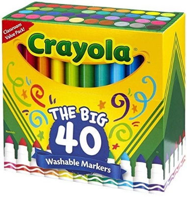 Picture of The Big Washable Markers 40 Colors