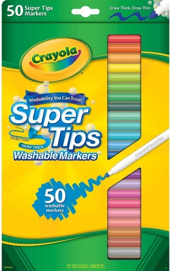 Picture of Super Tips Washable Markers 50 Colors