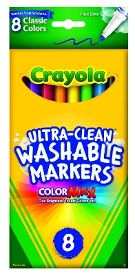 Picture of Ultra-Clean Washable Markers Fine Line 8 Classic Colors