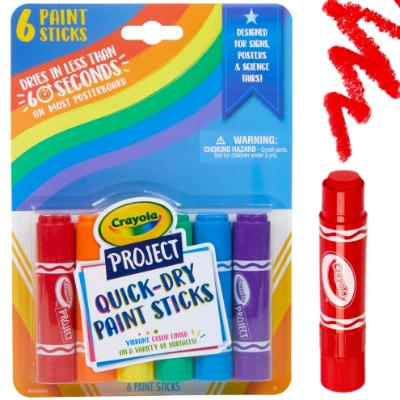 Picture of Project Quick Dry Paint Sticks 6 Colors