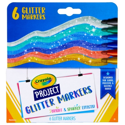 Picture of Project Glitter Markers 6 Colors