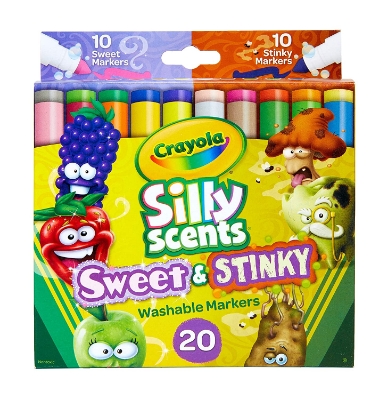 Picture of Silly Scents Sweet & Stinky Washable Markers 20 Colors