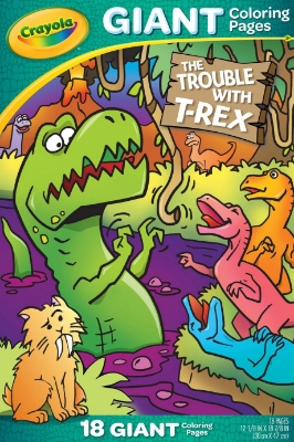Picture of The Trouble with T-Rex Giant Coloring Pages 18 Pages