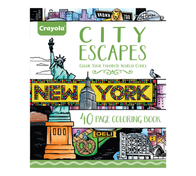 Picture of City Escapes Coloring Book 40 Pages