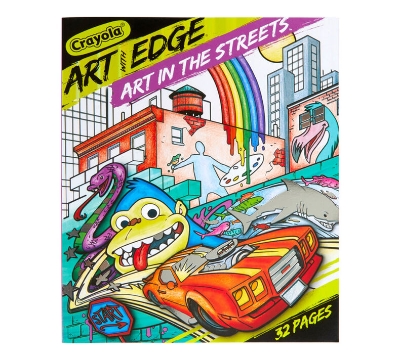 Picture of Art With Edge, Art in the Streets Coloring Book 32 Pages