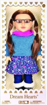 Picture of Dream Hearts Soft Bodied Poseable Girl Doll Caucasian Style (6) 18"/45cm
