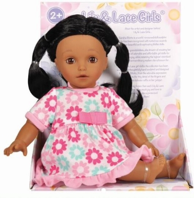 Picture of Lily & Lace Girls Afro-American Style Doll 11.5" / 29cm