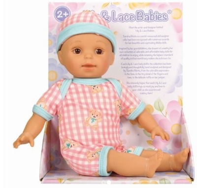 Picture of Lily & Lace Babies Doll with No Hair Asian Style 11.5" / 29cm