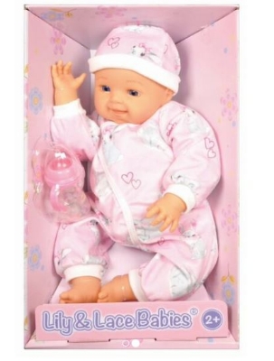Picture of Lily & Lace Babies Soft-Bodied Baby Doll Caucasian (Short) 18"/45Cm