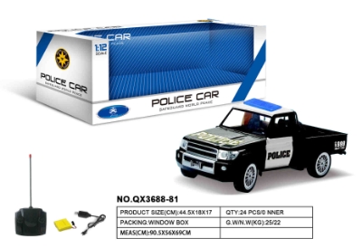 Picture of 1:12 Remote Control Police Car with Charger