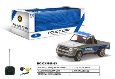 Picture of 1:12 Remote Control Police Car with Charger