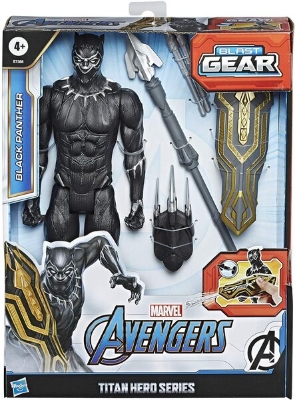 Picture of Titan Hero Blast Gear Deluxe Black Panther Action Figure