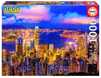 Picture of 1000 Hong Kong skyline ´Neon´
