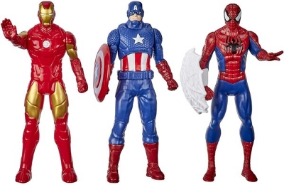 Picture of Action Figure Toy 3-Pack (Iron Man, Spider-Man, Captain America)