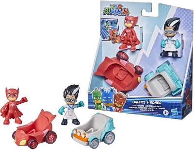 Picture of Owlette vs Romeo Battle Racers Preschool Toy, Vehicle and Action Figure Set