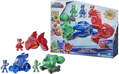 Picture of 3-in-1 Combiner Jet Preschool Toy Set with 3 Vehicles and 3 Action Figures, Kids Ages 3 and Up