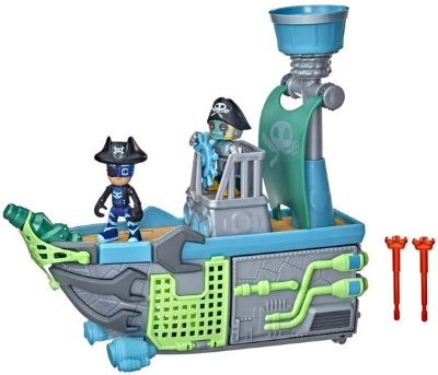 Picture of Sky Pirate Battleship Preschool Toy, Vehicle Playset with 2 Action Figures for Kids Ages 3 and Up