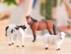 Picture of Farm Animals "Sheep, Bull & Horse"