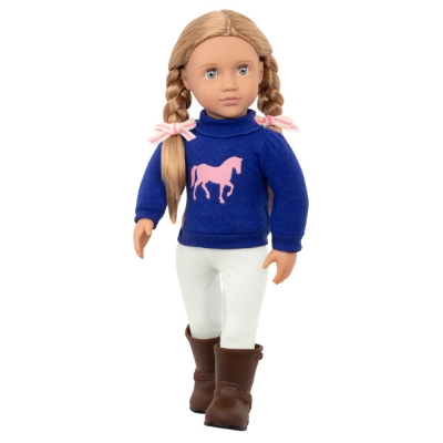 Picture of Doll With Polo Riding Outfit "Montana Faye"