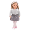 Picture of Doll with Pompom Skirt Outfit "Bina"