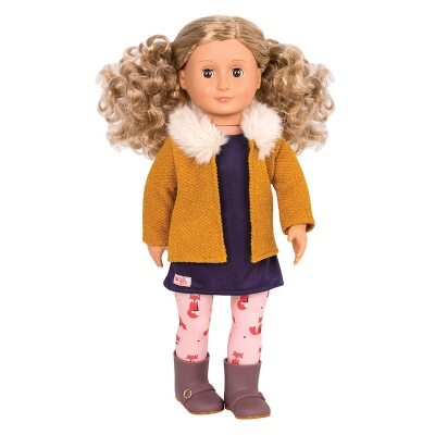 Picture of Doll with Fox Tights & Vest "Florence"