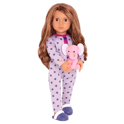 Picture of Doll with Pajama & Elephant "Maria"