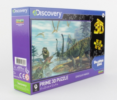 Picture of Dinosaur March Puzzle 100 Pieces