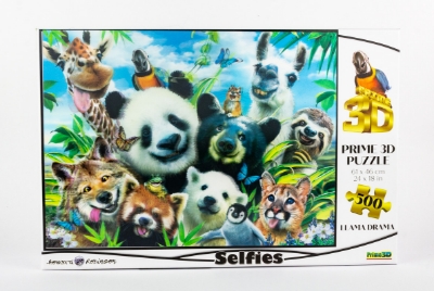 Picture of Llama Drama Selfie Puzzle 500 Pieces