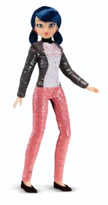 Picture of Fashion Flip Marinette to Ladybug with Sequins