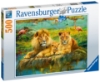 Picture of Lions in the Savanna Puzzle 500 Pieces