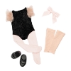 Picture of Ballet Doll with Tulle Sleeves & Hair Bow "Kiera" 