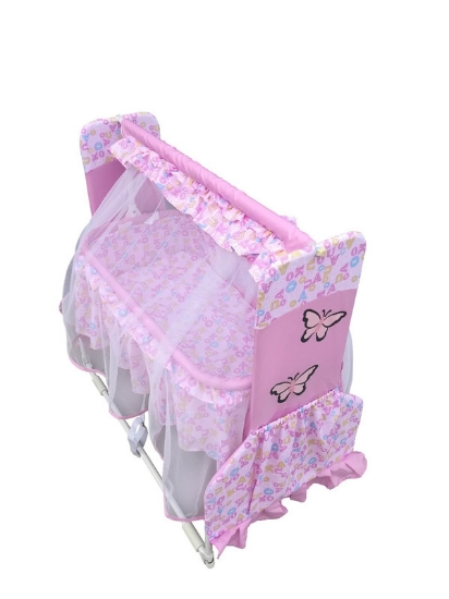 Picture of Cradle With Mosquito Net "Pink"