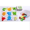 Picture of Wooden Cards English Alphabet Letter & Puzzles Early Education