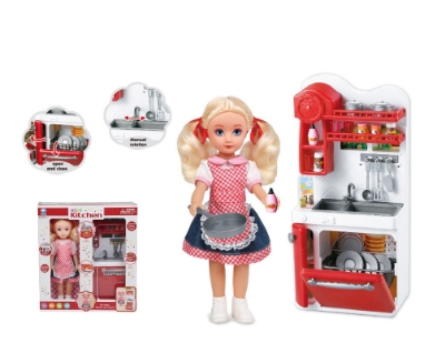 Picture of Kitchen Play Set & Doll
