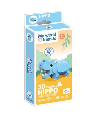 Picture of Hippo Jigsaw 3D Puzzle "Hippo"