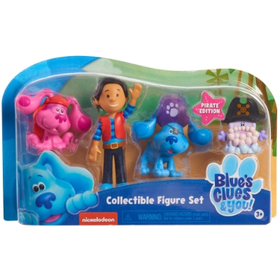 Picture of Blue's Clues & You & You! Collectible Pirate Figure Set, Josh, Blue, Magenta