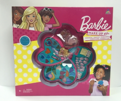 Picture of Barbie 4 Decks Heart Shape Cosmetic Case Multi Color