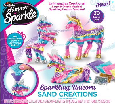 Picture of Shimmer 'N Sparkle Sparkling Unicorn Sand Art Creations