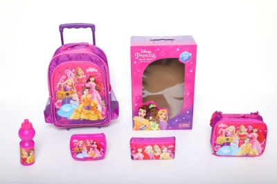 Picture of Disney Princess 5-in-1 Value Set Trolley Bag with Accessory 16"