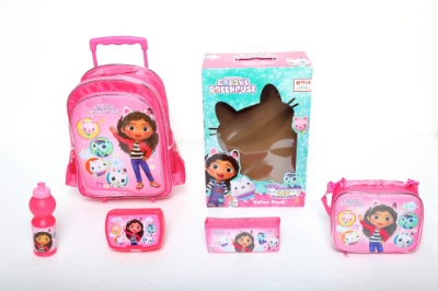 Picture of Spin Master Gabby's Dollhouse 5-in-1 Value Set Trolley Bag with Accessory 16"