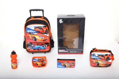 Picture of Universal The Fast & Furious 5-in-1 Value Set Trolley Bag with Accessory 18"