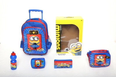 Picture of Universal Minions 5-in-1 Value Set Trolley Bag with Accessory 18"